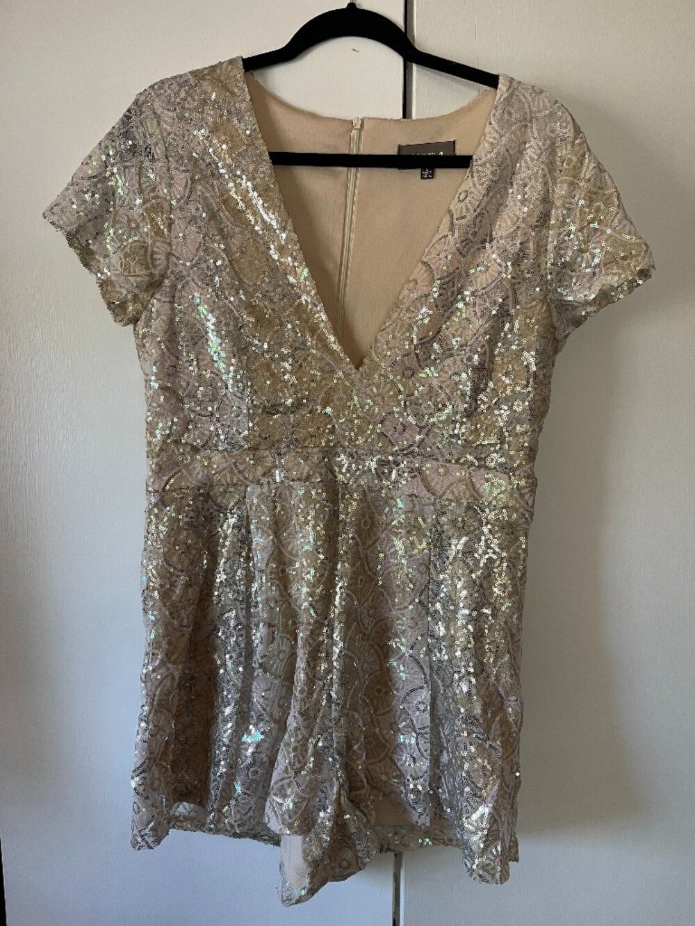 Women's Sequin Romper- Size L